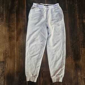 Calvin Klein Sleepwear Jogger Pants – Heather Grey (Size S)